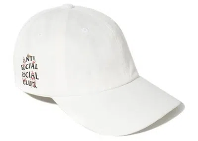 Pre-owned Anti Social Club Kkoch Cap In White