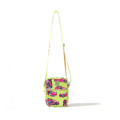 Pre-owned Anti Social Club Lamob Side Bagin Green/pink In Multi