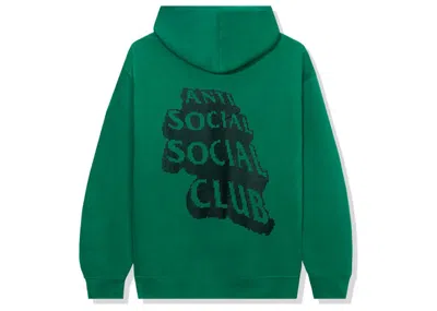 Pre-owned Anti Social Club Men's  1.5 Hoodie In Green