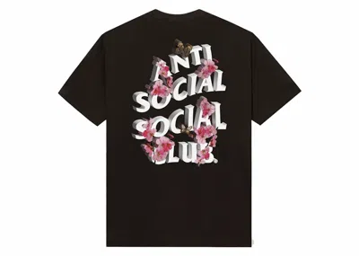 Pre-owned Anti Social Club Men's  4k Kkoch Tee Shirt In Brown