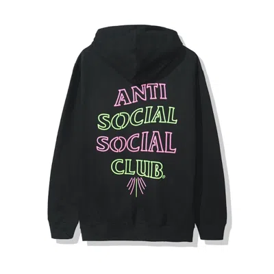 Pre-owned Anti Social Club Men's  777 Hoodie (fw19) In Black
