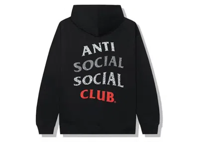 Pre-owned Anti Social Club Men's  99 Retro Iv Hoodie In Black