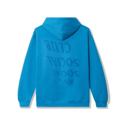 Pre-owned Anti Social Club Men's  After I Met You Hoodie In Blue