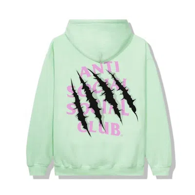 Pre-owned Anti Social Club Men's  After Us Hoodie In Mint In Green
