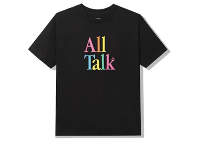 Pre-owned Anti Social Club Men's  All Talk Tee Shirt In Black