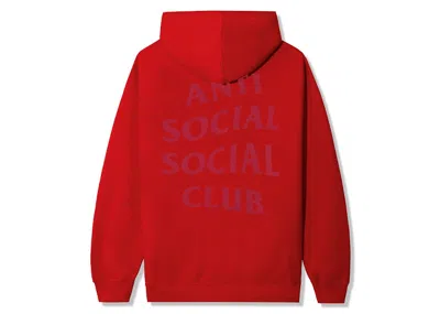 Pre-owned Anti Social Club Men's  Analogous Hoodie In Red