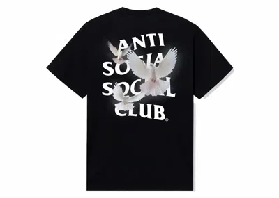 Pre-owned Anti Social Club Men's  Appreciate Life Tee Shirt In Black