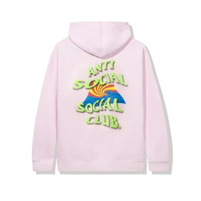 Pre-owned Anti Social Club Men's  Arizona Hoodie In Pink