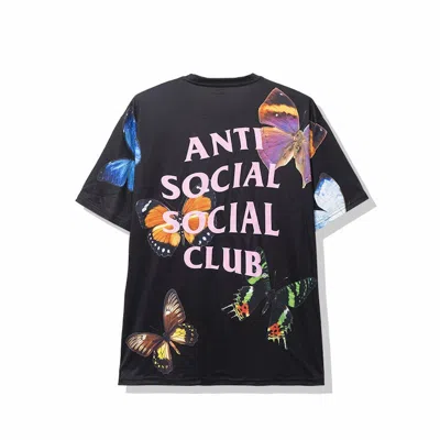 Pre-owned Anti Social Club Men's  Ashton Tee Shirt In Black