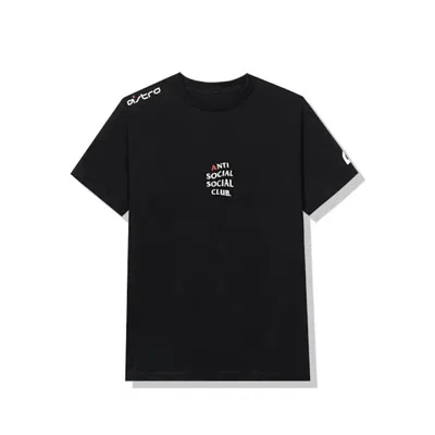 Pre-owned Anti Social Club Men's  Astro Gaming Tee Shirt In Black