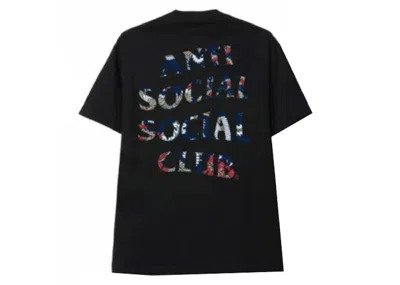 Pre-owned Anti Social Club Men's  Baika Tee Shirt In Black