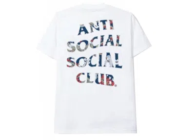 Pre-owned Anti Social Club Men's  Baika Tee Shirt In White