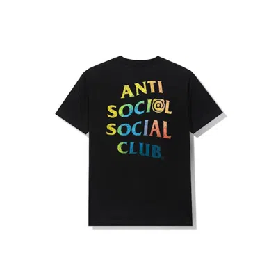 Pre-owned Anti Social Club Men's  Bare Colors Tee Shirt In Black