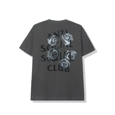 Pre-owned Anti Social Club Men's  Bat Emoji Tee Shirt In Black
