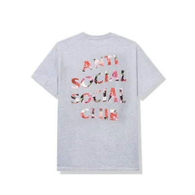 Pre-owned Anti Social Club Men's  Bed Tee Shirt In Grey