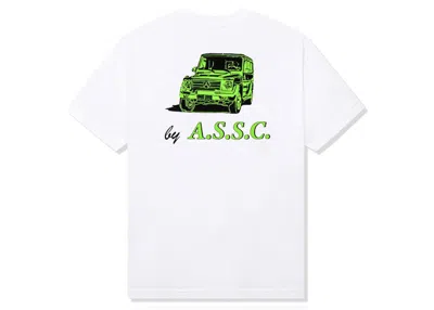 Pre-owned Anti Social Club Men's  Berlin Tee Shirt In White