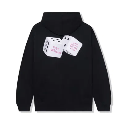 Pre-owned Anti Social Club Men's  Best Of Luck Hoodie In Black