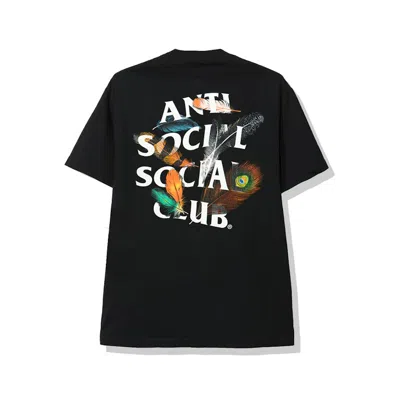 Pre-owned Anti Social Club Men's  Birdbath Tee Shirt In Black