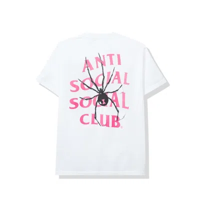 Pre-owned Anti Social Club Men's  Bitter Tee Shirt In White