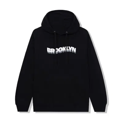Pre-owned Anti Social Club Men's  Brooklyn Hoodie In Black