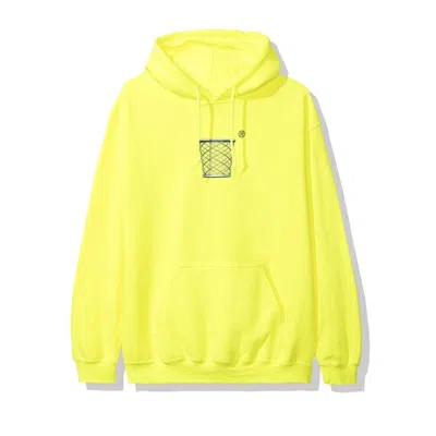 Pre-owned Anti Social Club Men's  Buckets Hoodie (fw19) In Neon