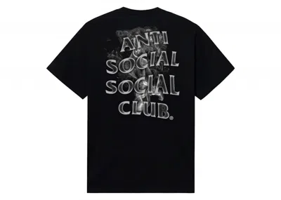 Pre-owned Anti Social Club Men's  Burnout Tee Shirt In Black