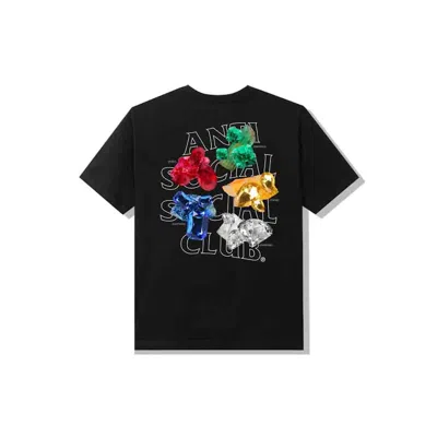 Pre-owned Anti Social Club Men's  Bussin Tee Shirt In Black