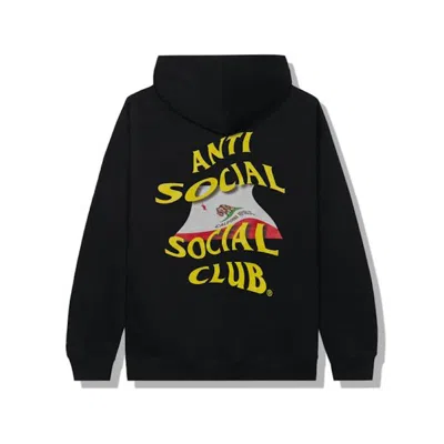 Pre-owned Anti Social Club Men's  California Hoodie In Black