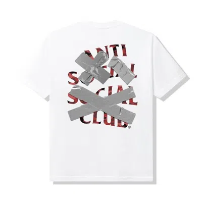 Pre-owned Anti Social Club Men's  Cancelled (again) T-shirt In White
