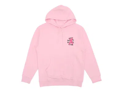 Pre-owned Anti Social Club Men's  Cancelled Hoodie In Pink