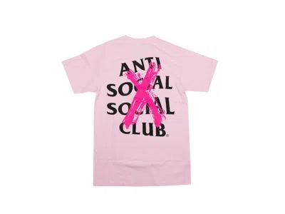 Pre-owned Anti Social Club Men's  Cancelled T-shirt In Pink