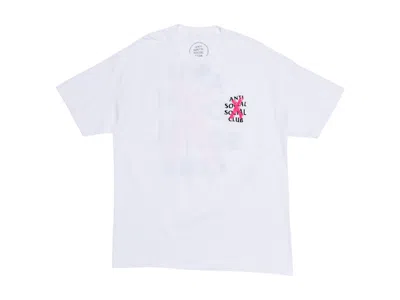 Pre-owned Anti Social Club Men's  Cancelled T-shirt In White