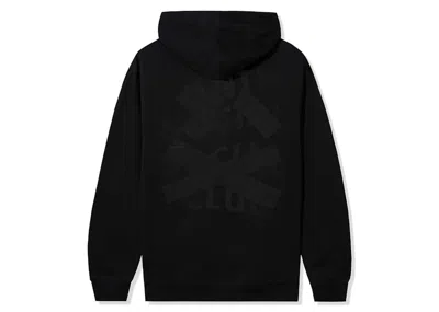 Pre-owned Anti Social Club Men's  Cancelled Tonal Hoodie In Black