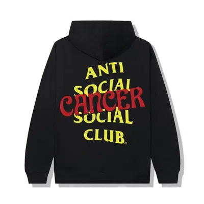 Pre-owned Anti Social Club Men's  Cancer Hoodie In Black