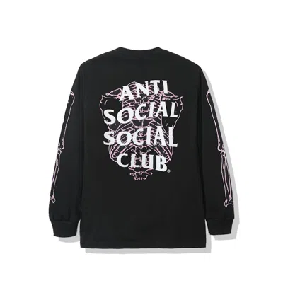 Pre-owned Anti Social Club Men's  Car Underwater Long Sleeve Tee Shirt In Black
