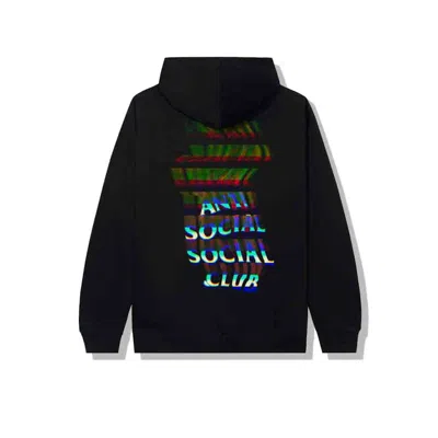 Pre-owned Anti Social Club Men's  Channel 747 Hoodie In Black