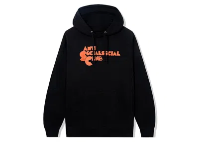 Pre-owned Anti Social Club Men's  Clamps Hoodie In Black