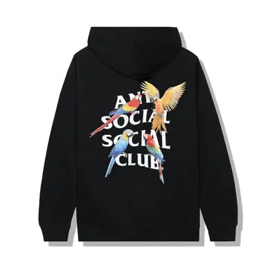 Pre-owned Anti Social Club Men's  Colombia Hoodie In Black