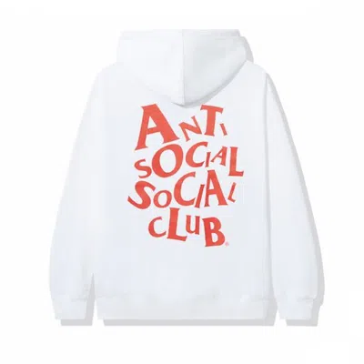 Pre-owned Anti Social Club Men's  Complicated Hoodie In White