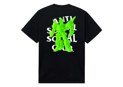 Pre-owned Anti Social Club Men's  Connect The Dots Tee Shirt In Black