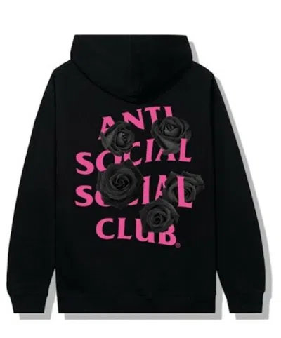 Pre-owned Anti Social Club Men's  Corn Cheese Hoodie In Black