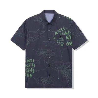 Pre-owned Anti Social Club Men's  Crawling In The Dark Button Up In Black