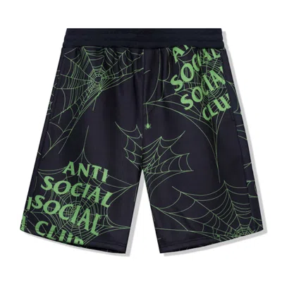 Pre-owned Anti Social Club Men's  Crawling In The Dark Shorts In Black