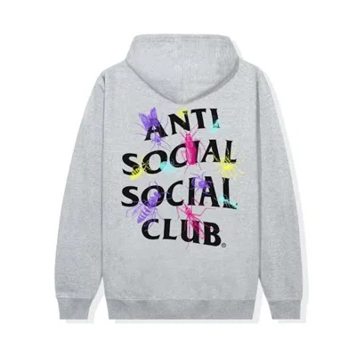 Pre-owned Anti Social Club Men's  Creep Hoodie In Heather Grey
