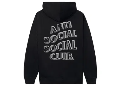 Pre-owned Anti Social Club Men's  Deeper Than Usual Hoodie In Black