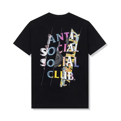 Pre-owned Anti Social Club Men's  Dissociative T-shirt In Black