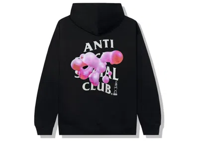 Pre-owned Anti Social Club Men's  Don't Touch Hoodie In Black