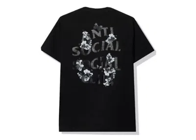 Pre-owned Anti Social Club Men's  Dramatic Kkoch Tee Shirt In Black
