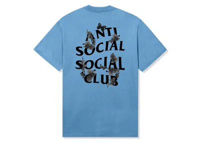 Pre-owned Anti Social Club Men's  Dramatic Tee Shirt In Blue
