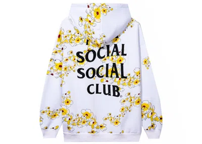 Pre-owned Anti Social Club Men's  Draw Conclusions Hoodie In White